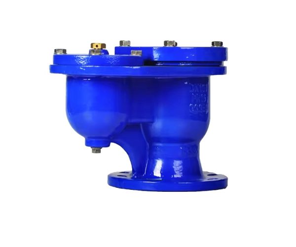 Blue ductile iron double-orifice air release valve