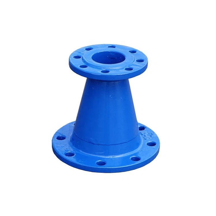 Blue ductile iron concentric flange reducer