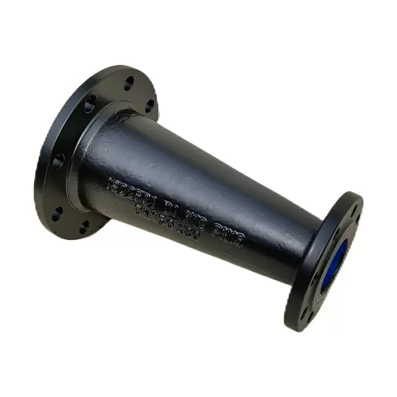 Ductile iron 90° duck-foot bend with base plate