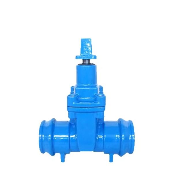 Blue ductile iron socket end gate valve