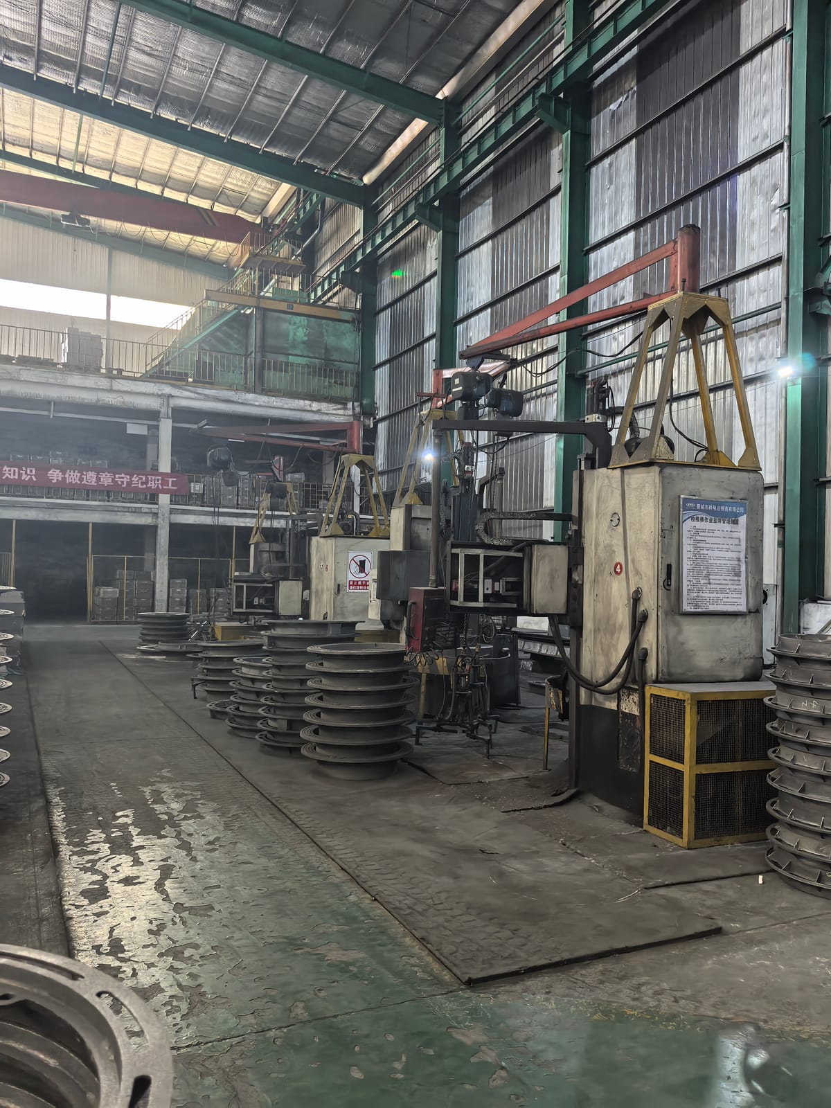 Ductile iron manhole cover molds