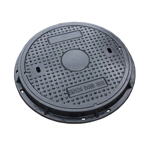 Range of heavy-duty ductile iron round manhole covers F900 for airports